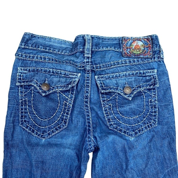 Vintage Embroidered Tab True Religion Jeans Size 34 Blue - Picture 6 of 15